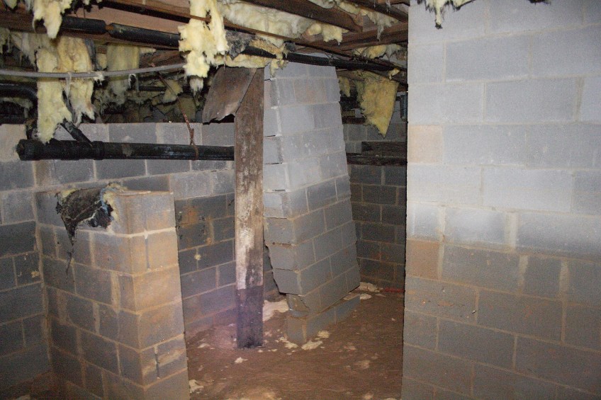 Foundation column moving