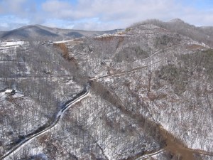 Ghost Town Slide, Maggie Valley, Haywood County, January 2011
